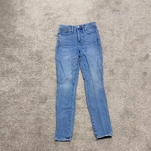 Madewell high rise skinny jeans